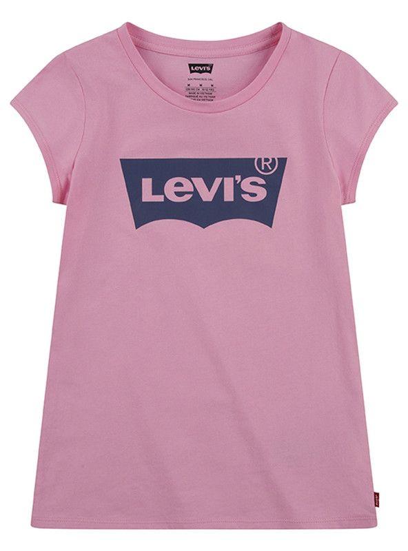 Polera Niña MC Batwing Rosado Levis 314234-A4T-3-0