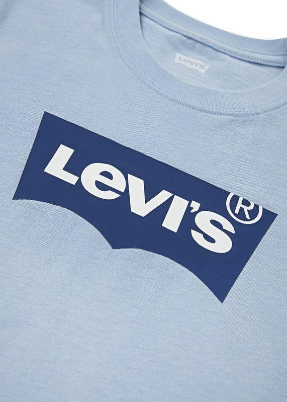 Polera Niño MC Batwing Celeste Levis-2