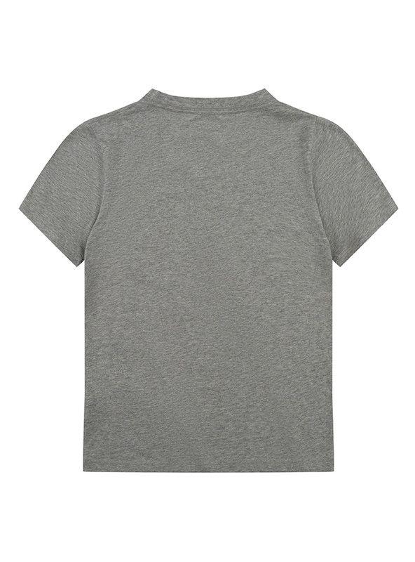 Polera Niño MC Sportwear Gris Levis-1