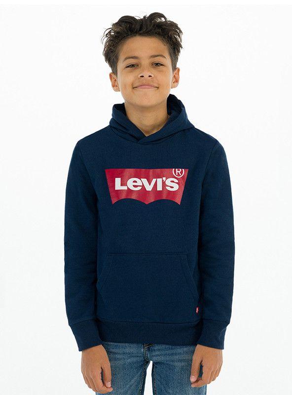 Poleron Niño Hoodie Batwing Azul Levis 918778-U09-S-3