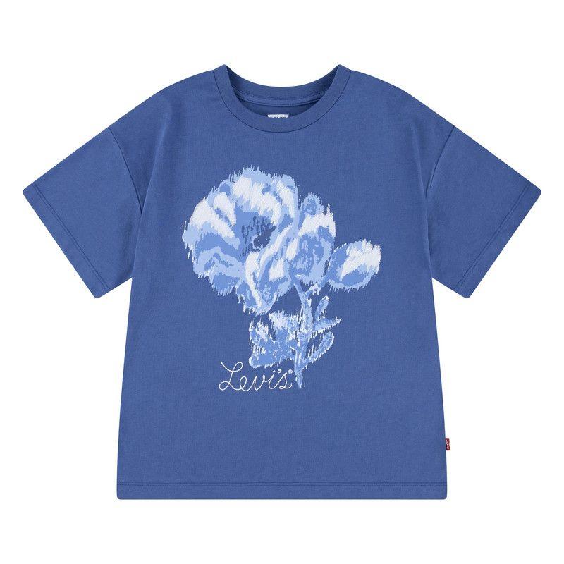 Polera Niña MC Floral Azul Levis 41M752-U69-S-0
