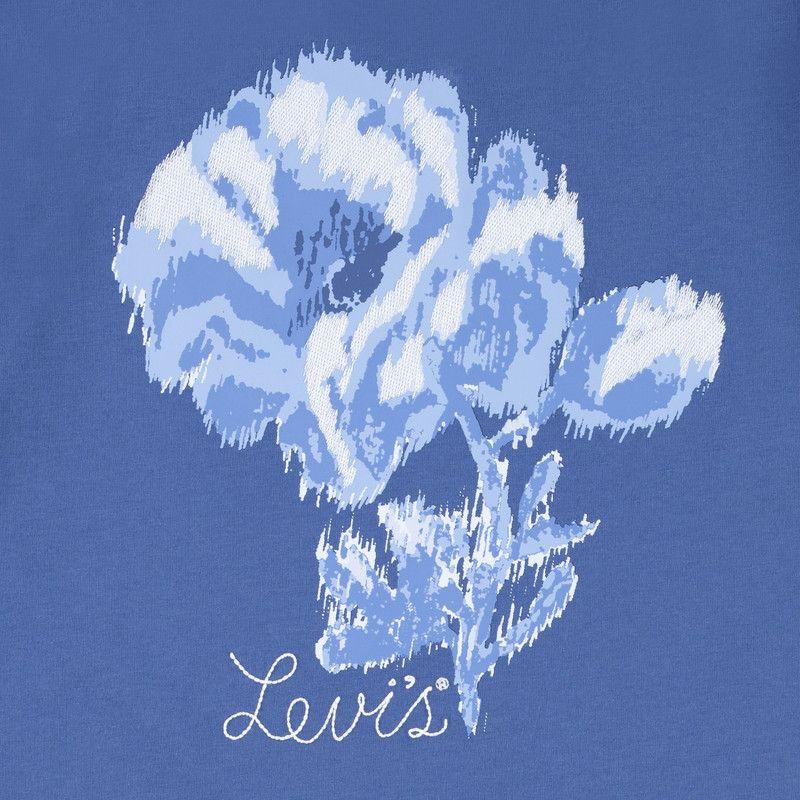 Polera Niña MC Floral Azul Levis 41M752-U69-S-2
