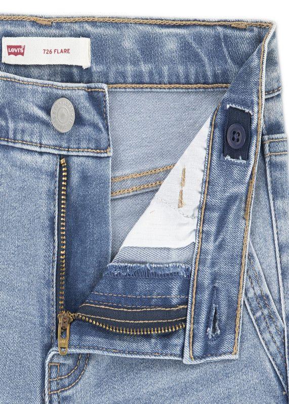 Jeans Niña 726 High Rise Flare Azul Claro Levis-3