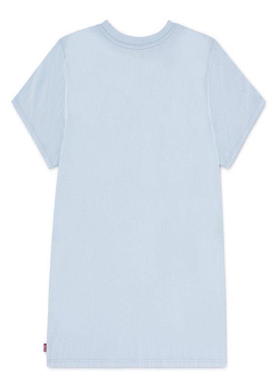 Polera Niña MC Batwing Celeste Levis-1