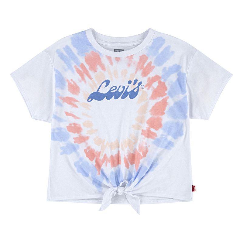 Polera Niña MC Cropp Moño Rosado Levis-3