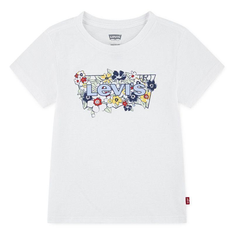 Polera Niña MC Blanco Levis 31M162-W1T-4-0