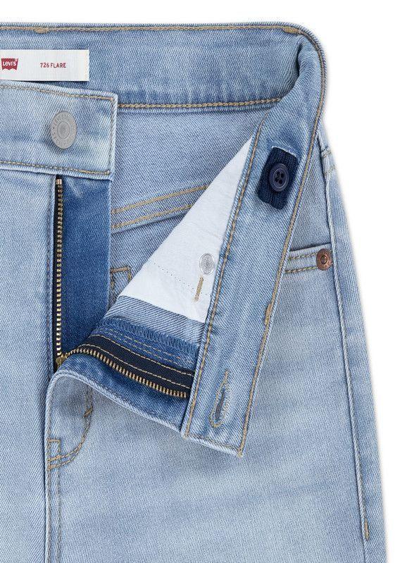 Jeans Niña 726 High Rise Flare Azul Claro Levis-3