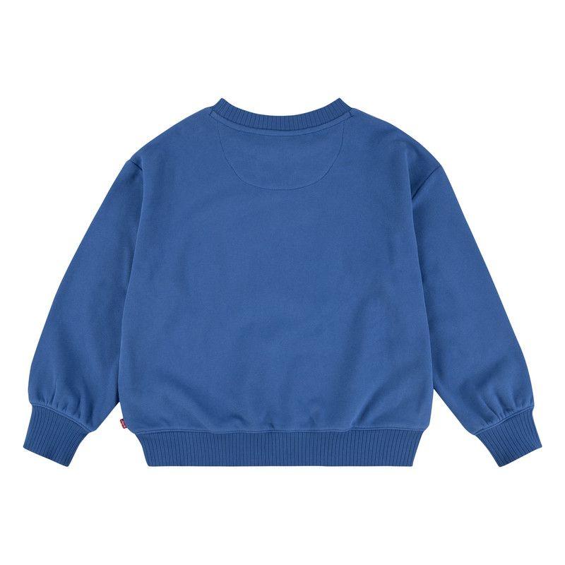 Poleron Niña Crew Azul Levis-1