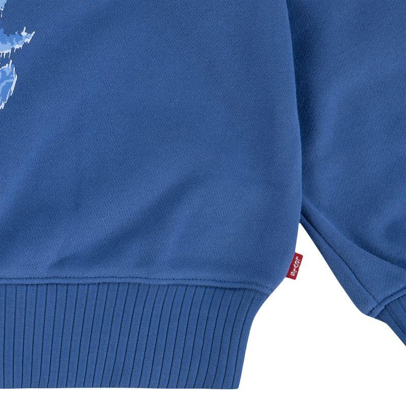 Poleron Niña Crew Azul Levis-2