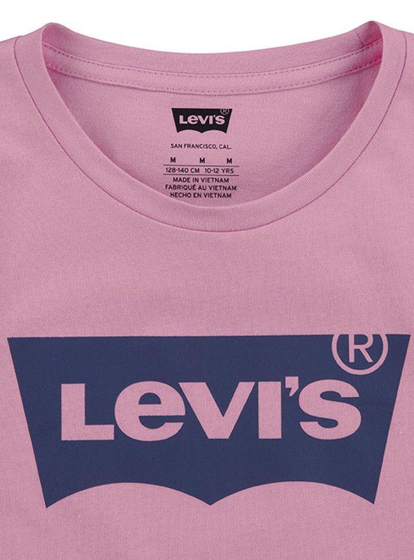Polera Niña MC Batwing Rosado Levis-2