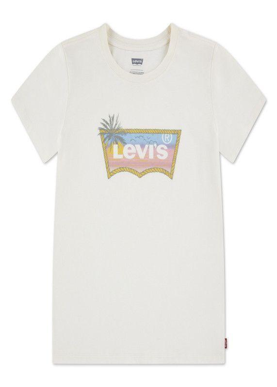 Polera Niña MC Batwing Blanco Levis-0