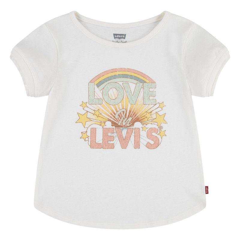 Polera Niña MC Blanco Levis 41M159-W86-S-0