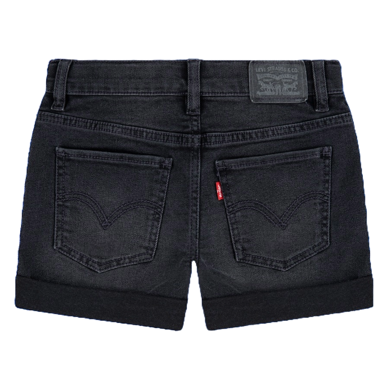 Short Niña Girlfriend Negro Levis-1