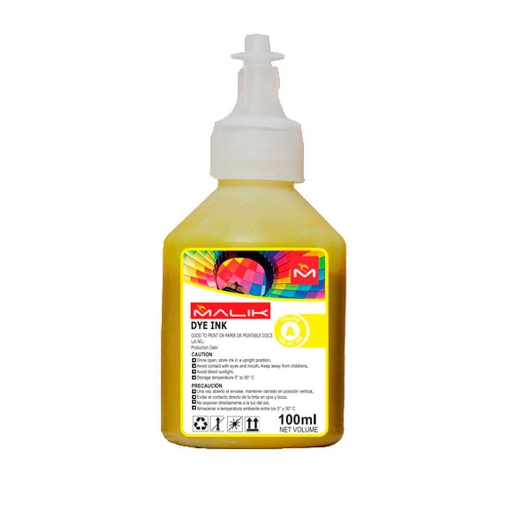 Tinta Amarillo 100ml con Botella GT52 GT53 para Hp Smart Tank 790-0