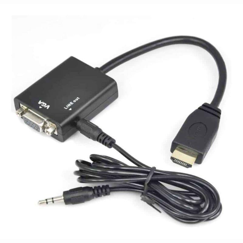 Convierte HDMI a VGA con Este Adaptador Compacto y Eficiente-3