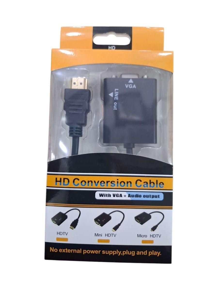 Convierte HDMI a VGA con Este Adaptador Compacto y Eficiente-5