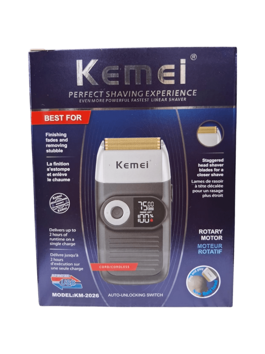 Afeitado suave con Kemei KM-2026-5