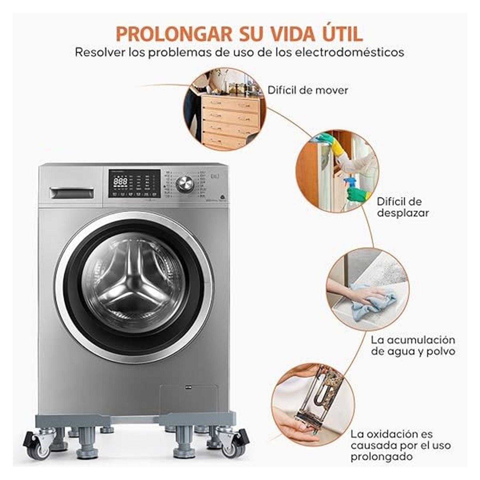 Base Ajustable con 8 Patax y 4 Ruedas para Muebles Pesados-4