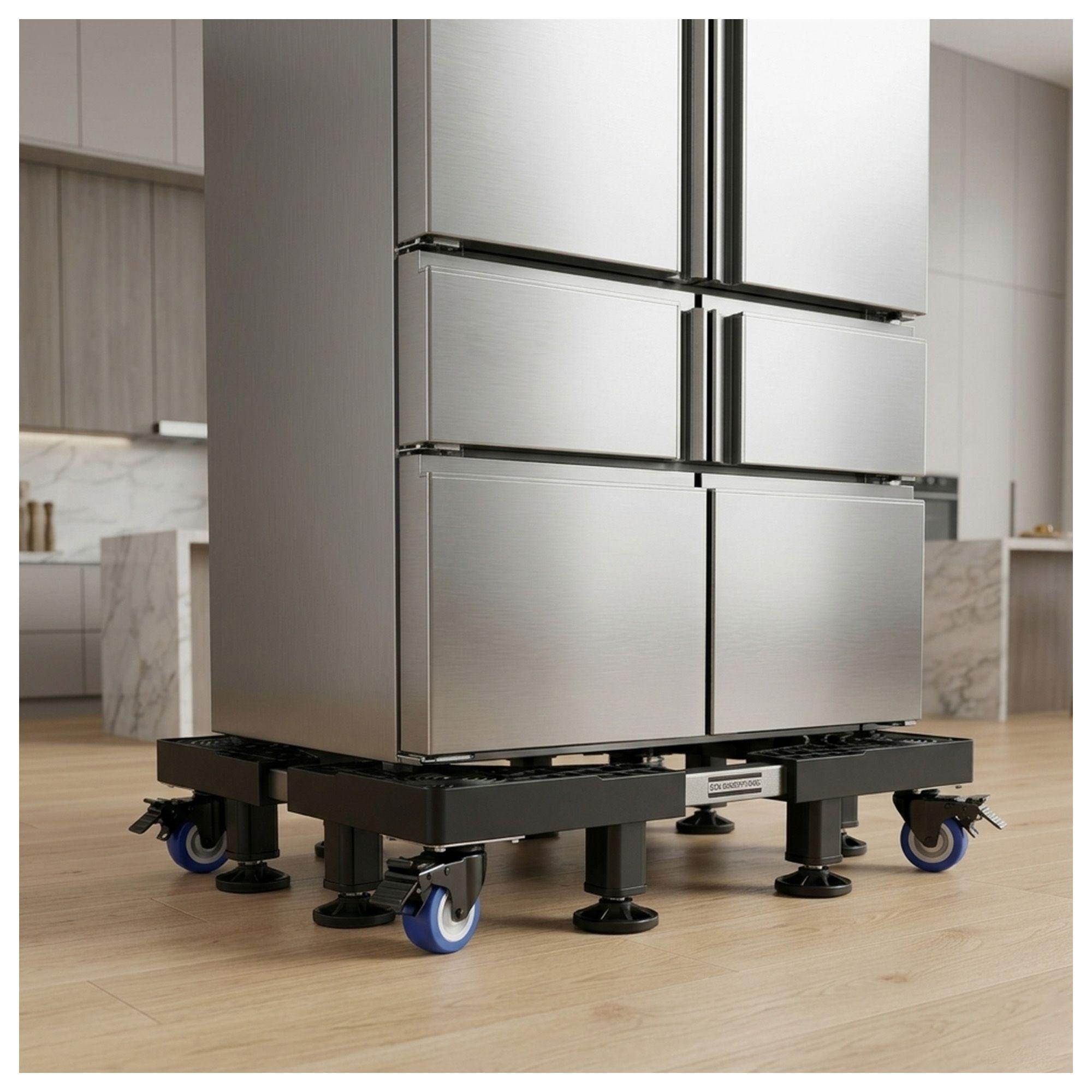 Base Ajustable con 8 Patax y 4 Ruedas para Muebles Pesados-2