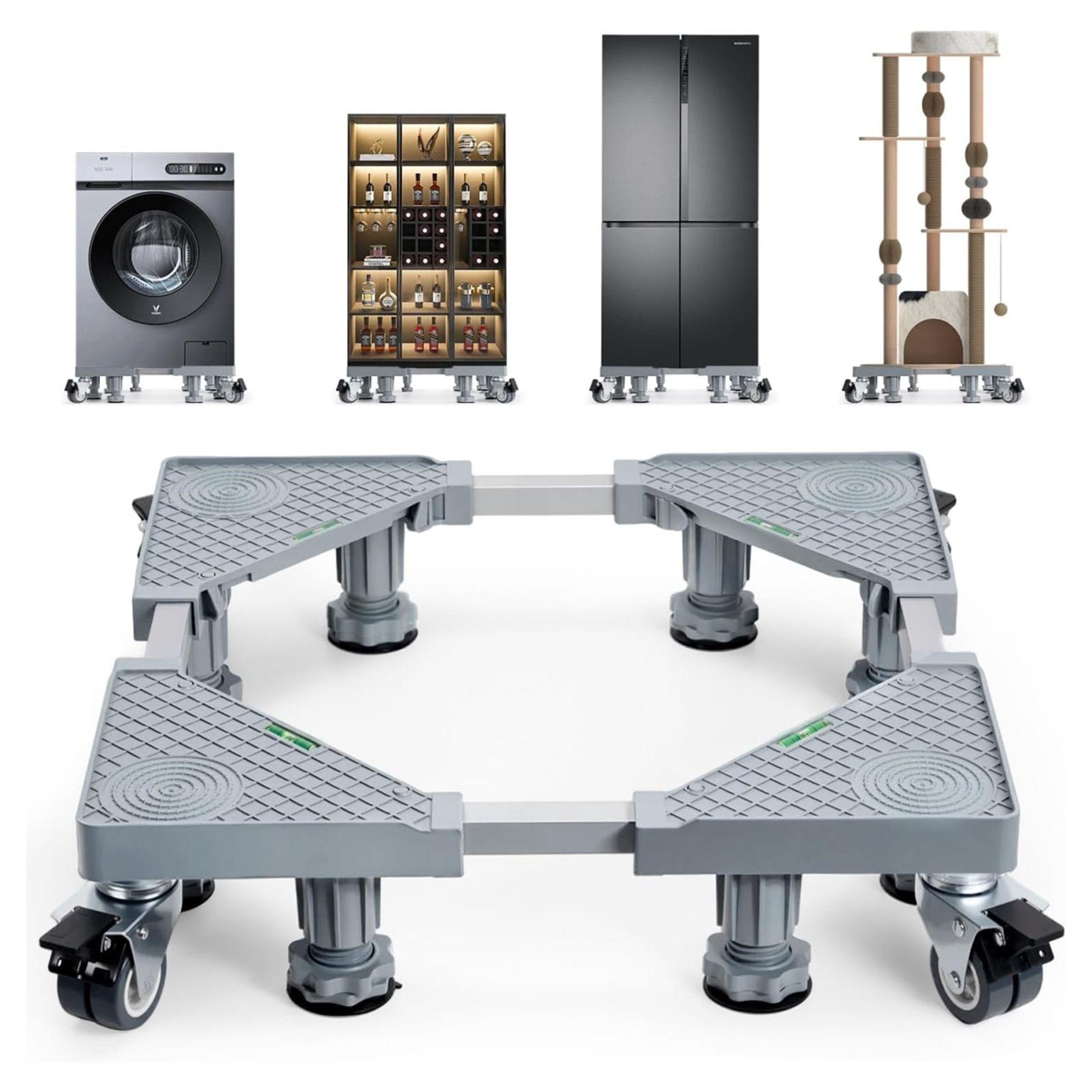 Base Ajustable con 8 Patax y 4 Ruedas para Muebles Pesados-5