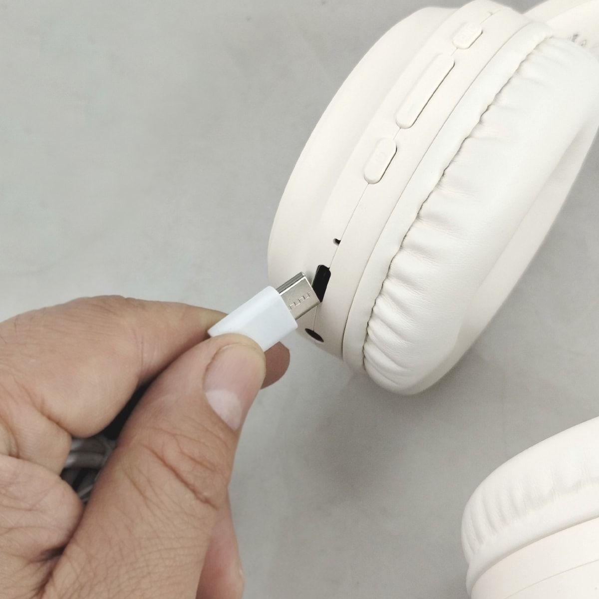 MLAB AUDIFONO ANC + ENC BLUETOOTH TYPE C ACTIVE FREE NOISE WHITE-2