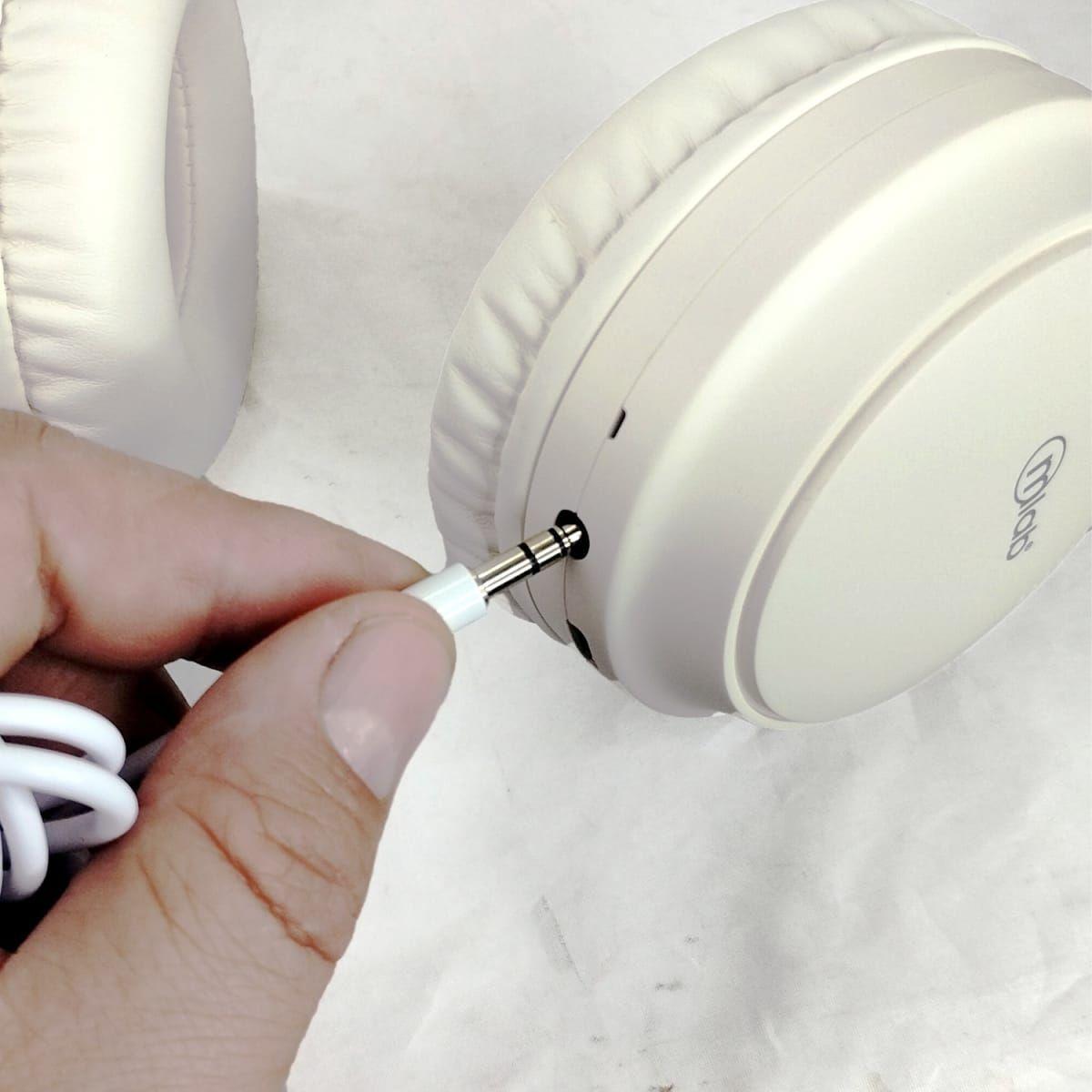 MLAB AUDIFONO ANC + ENC BLUETOOTH TYPE C ACTIVE FREE NOISE WHITE-3