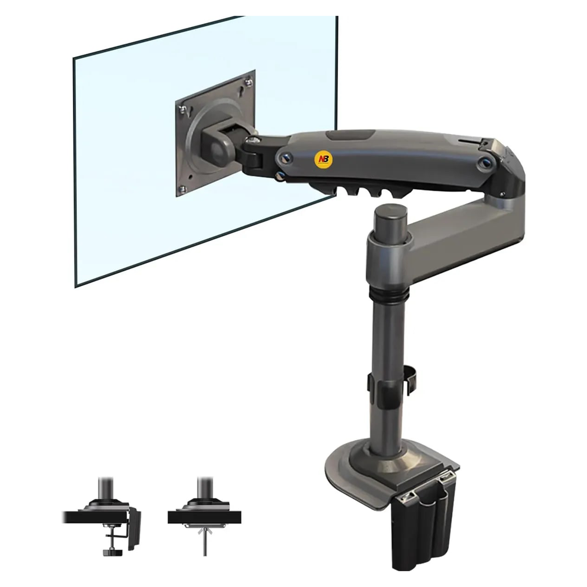 Brazo Monitor NB-H100 17-32" con Pistón a Gas-0