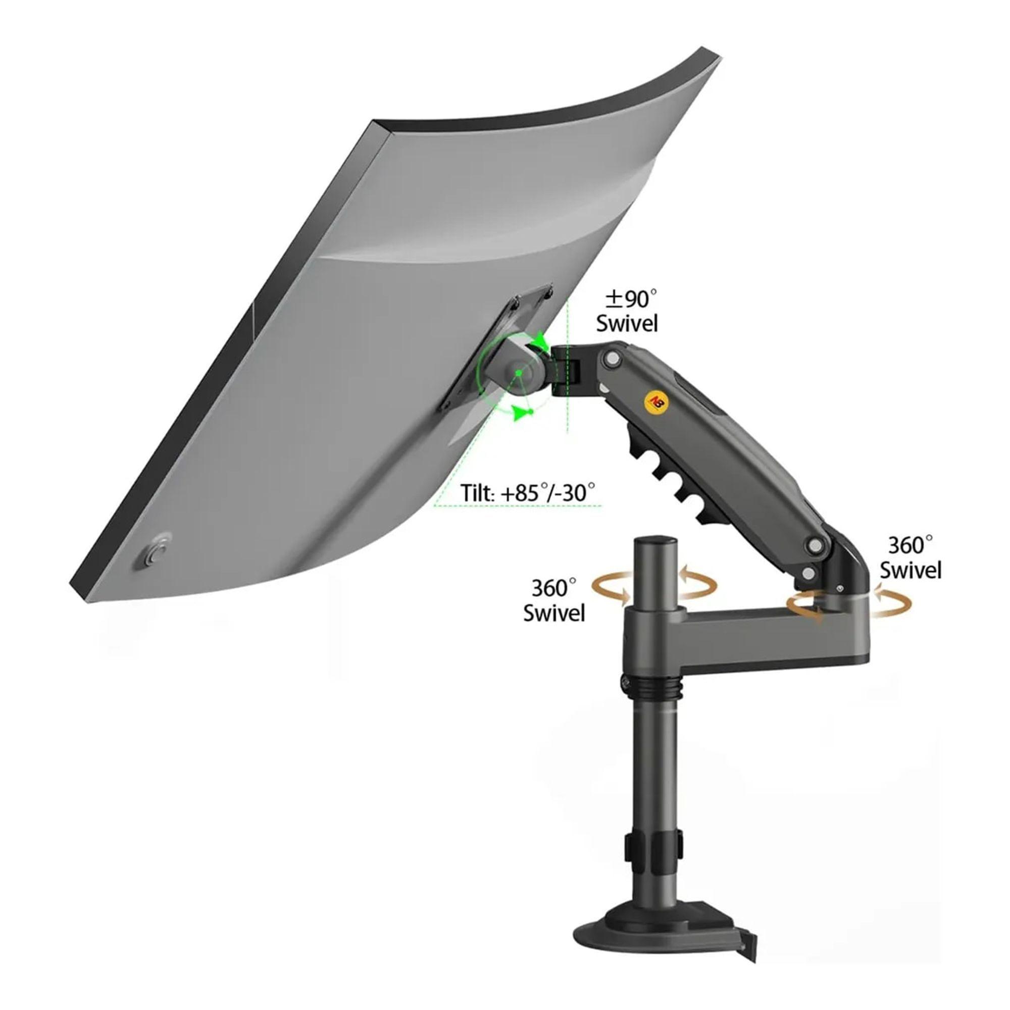 Brazo Monitor NB-H100 17-32" con Pistón a Gas-6