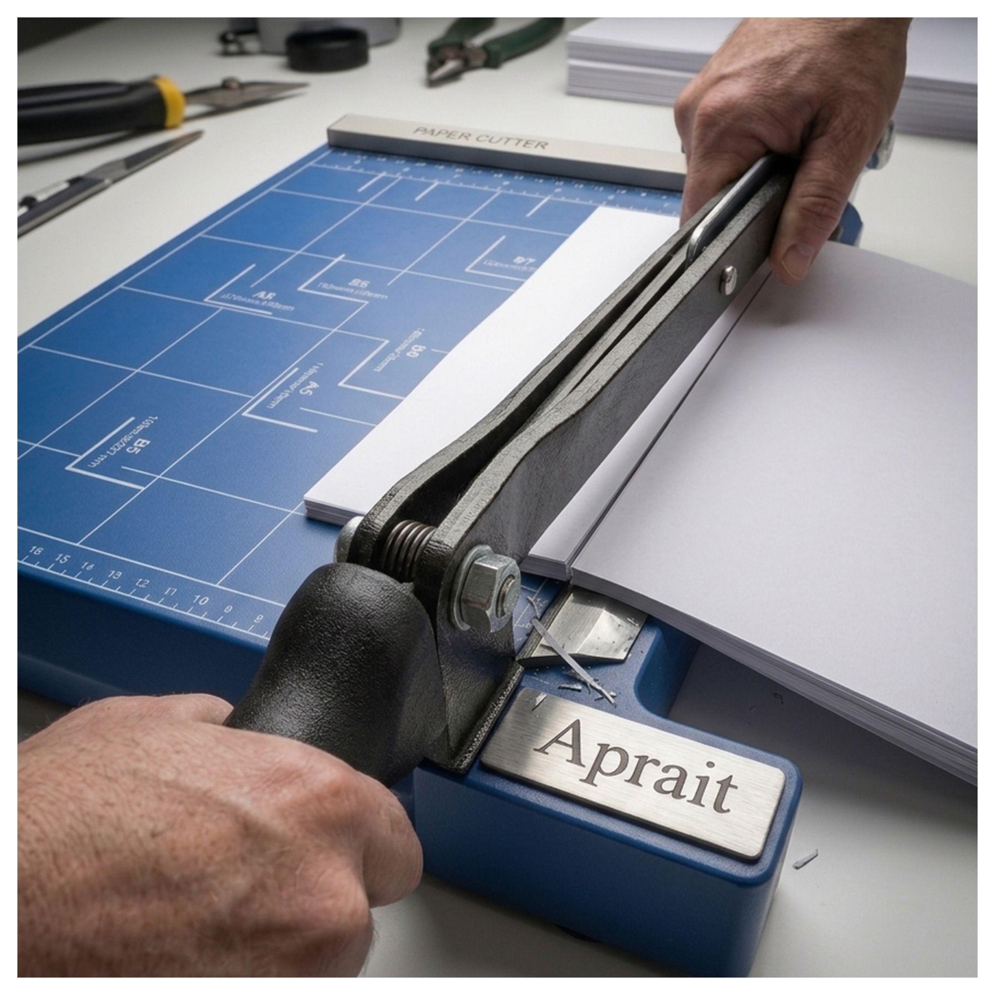 Cortadora Papel Aprait PC-12A A4 Oficina-2