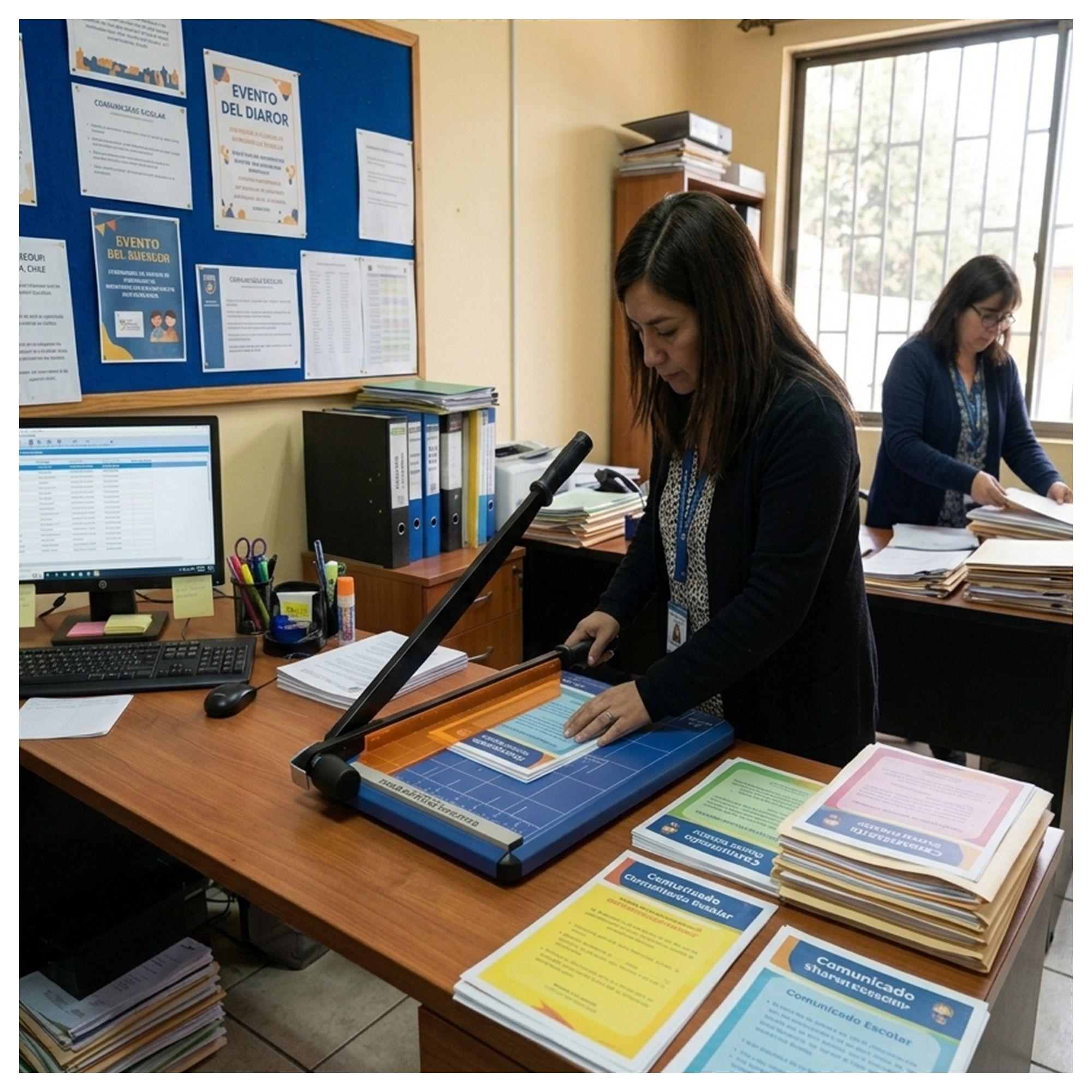 Cortadora Papel Aprait PC-12A A4 Oficina-3