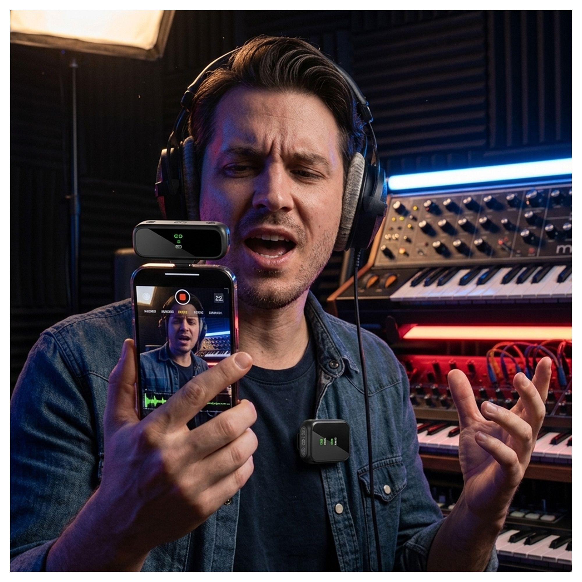 Micrófono Inalámbrico K50 2 en 1 Tipo C iPhone-2