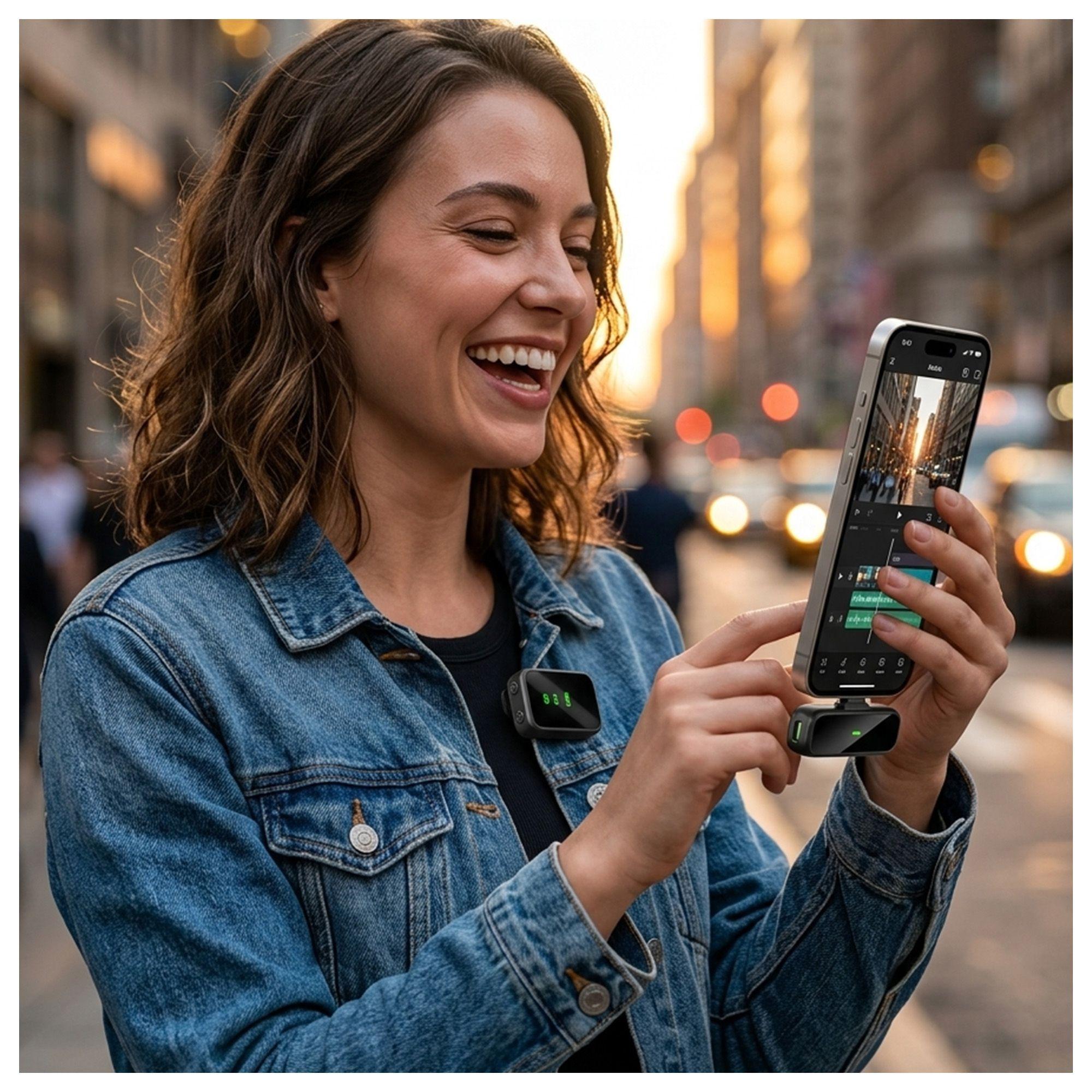 Micrófono Inalámbrico K50 2 en 1 Tipo C iPhone-3