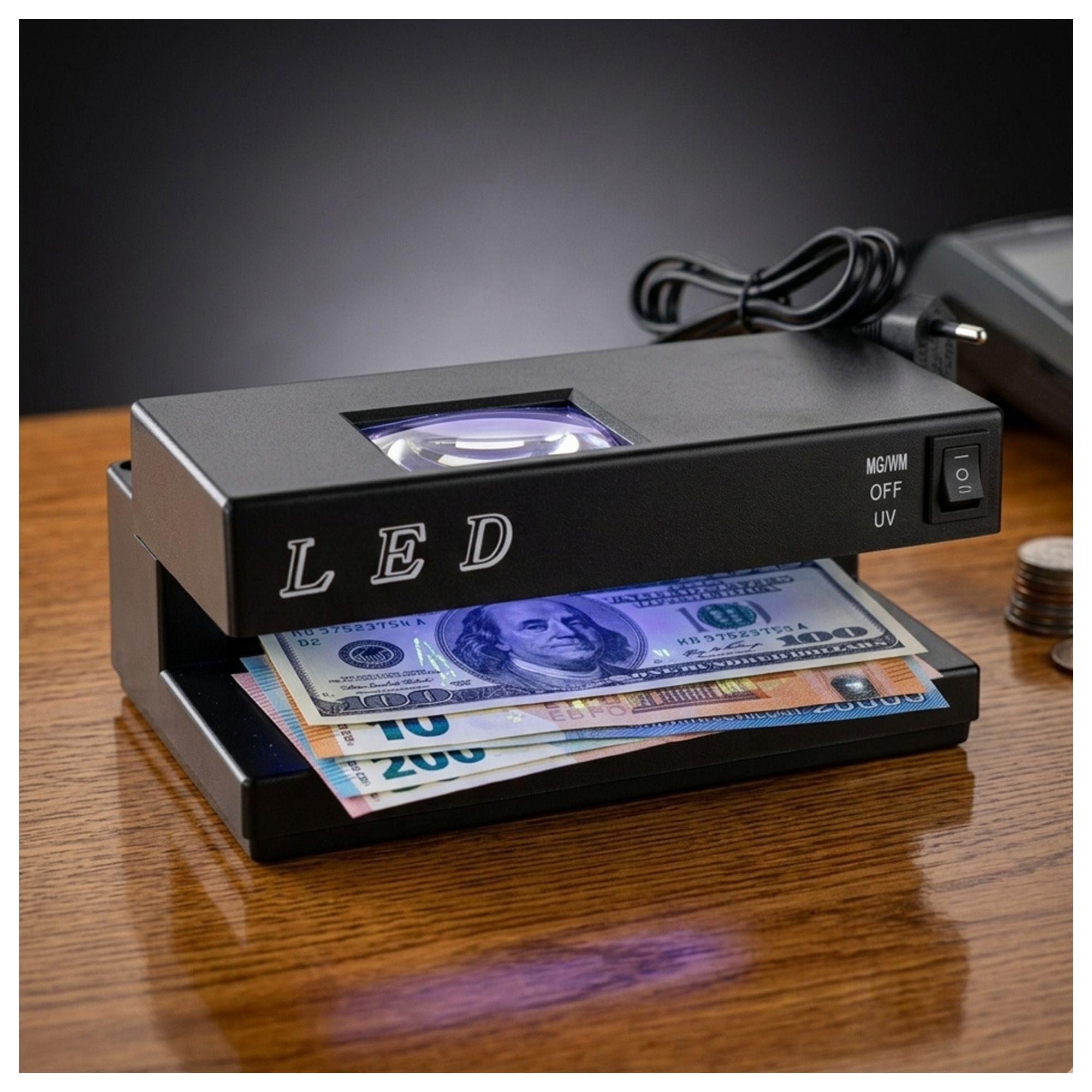 A-102 Detector Profesional de Billetes - Negro-3