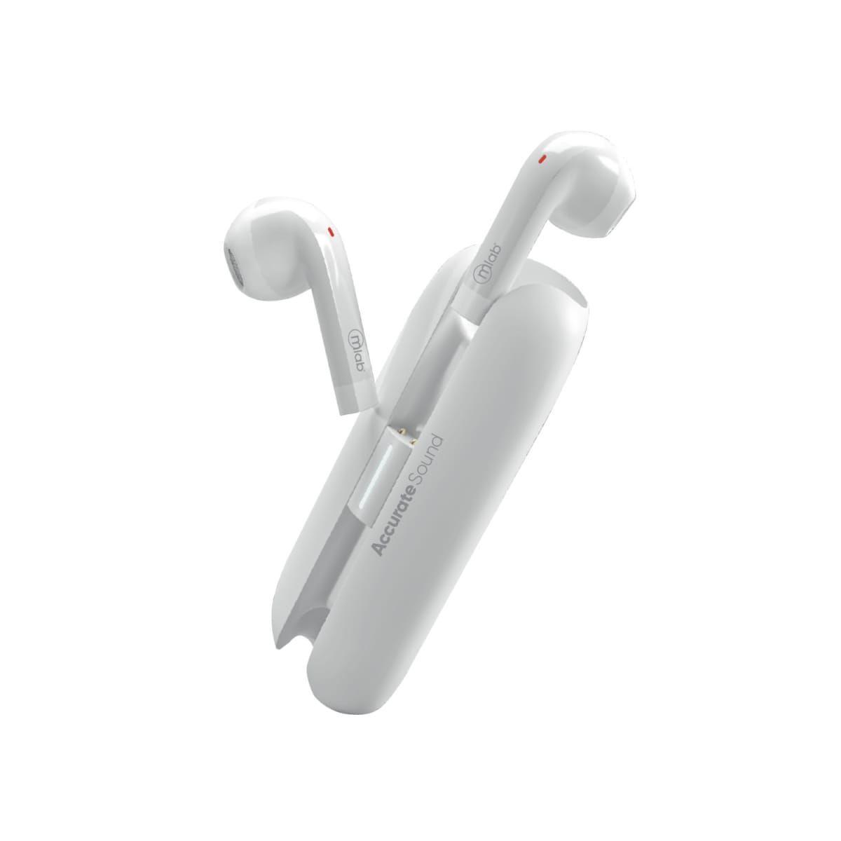 AUDIFONO MLAB TWS ACCURATE SOUND WHITE-0