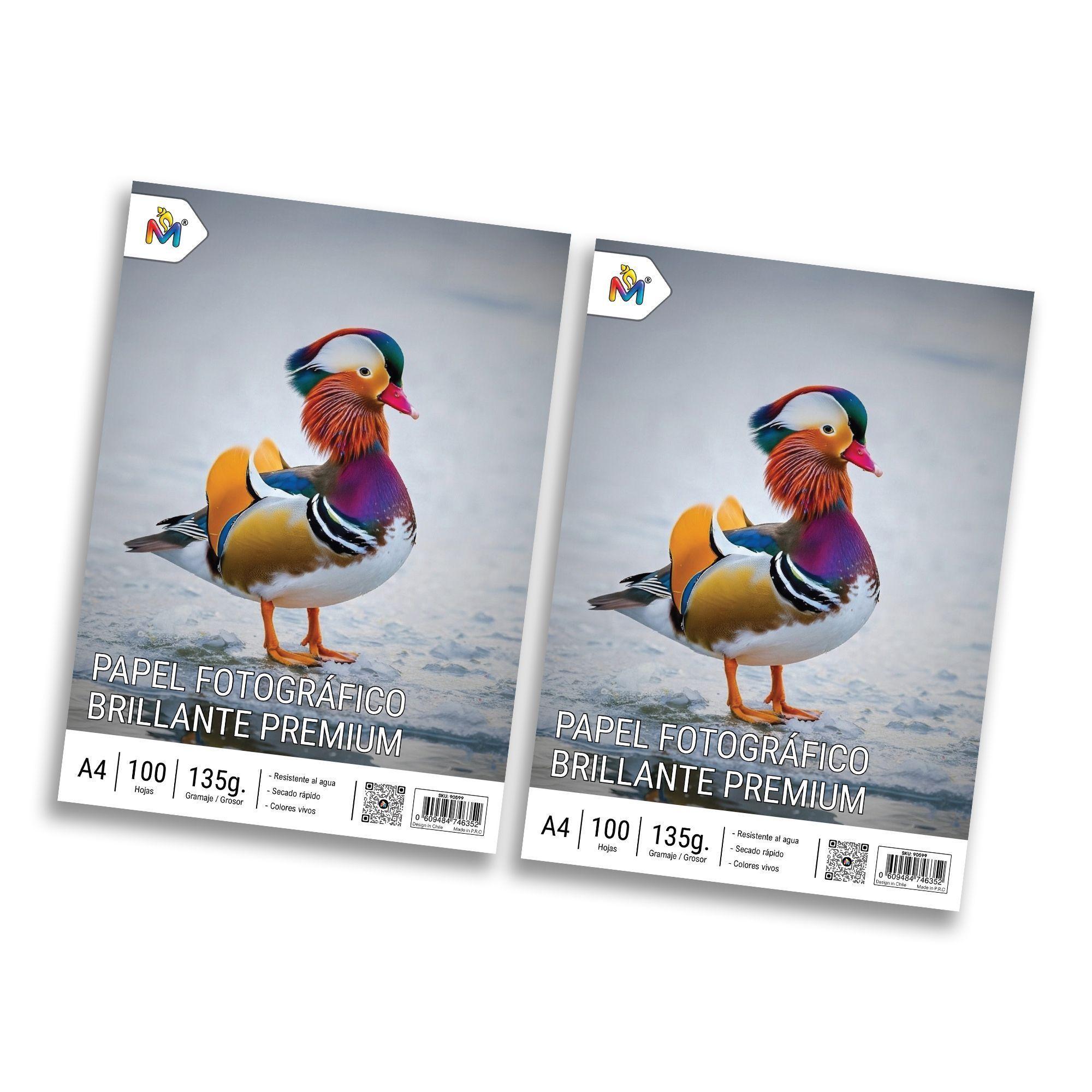 Papel Fotográfico A4 135g Glossy (Pack 200 Unidades)-3