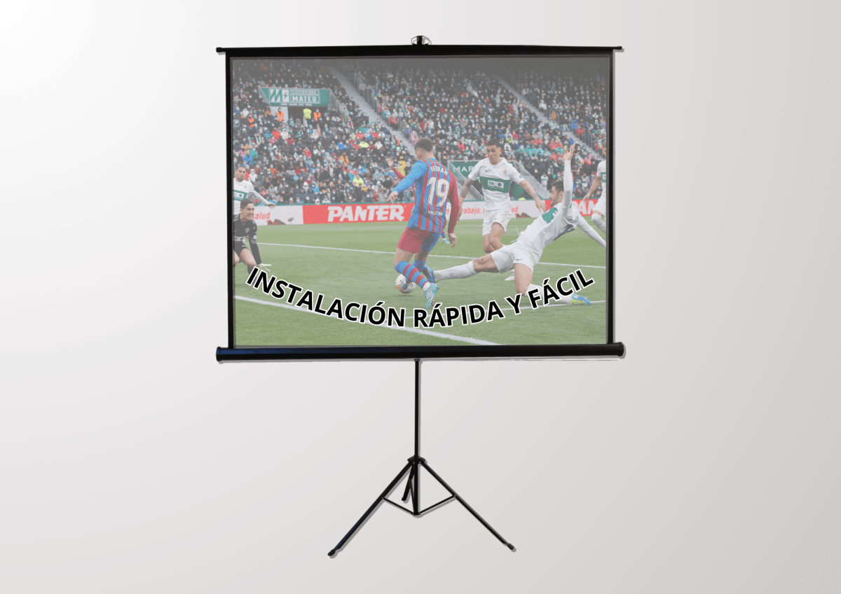 Telon con Tripode 2.438x1.828  para PicoPix Max One-3