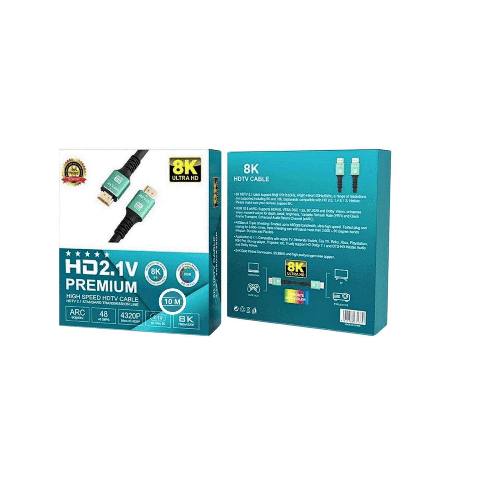Cable HDMI de Alta Velocidad 2.1 8K 60Hz 48Gbps 10m-6