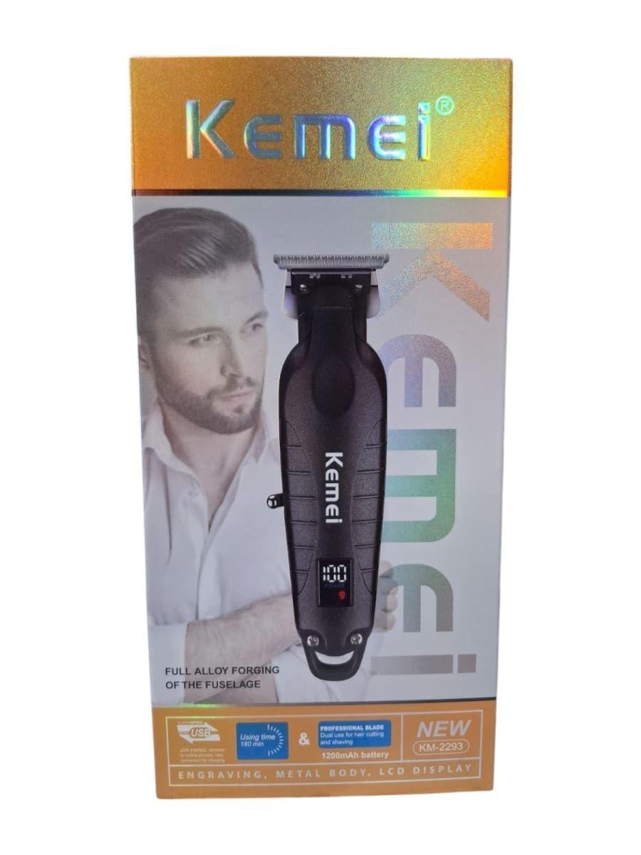 Kemei KM-2293: Cortapelo Recargable y LCD Profesional-2