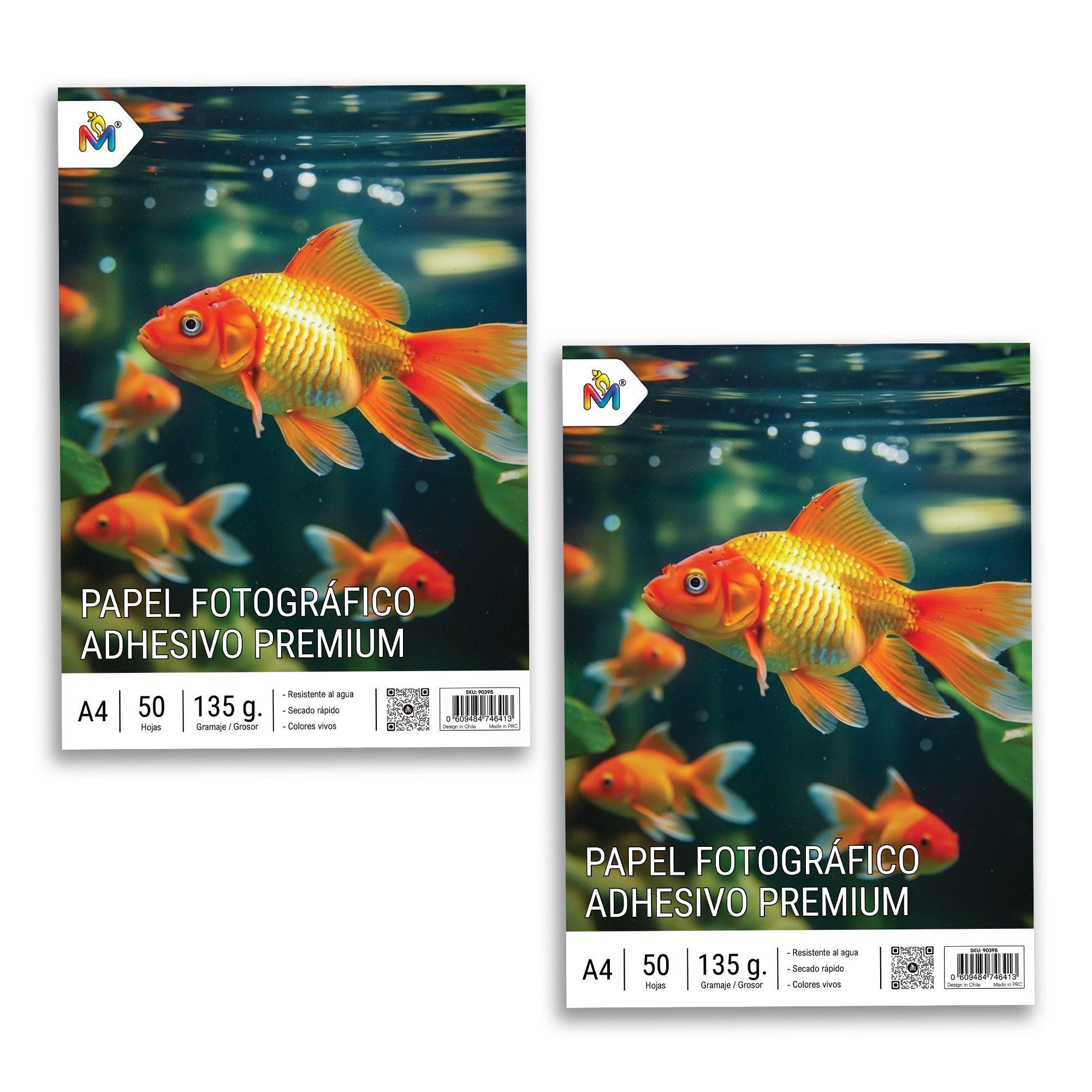 Pack x2 Papel Adhesivo A4 135g - 100 Hojas Calidad Premium-4