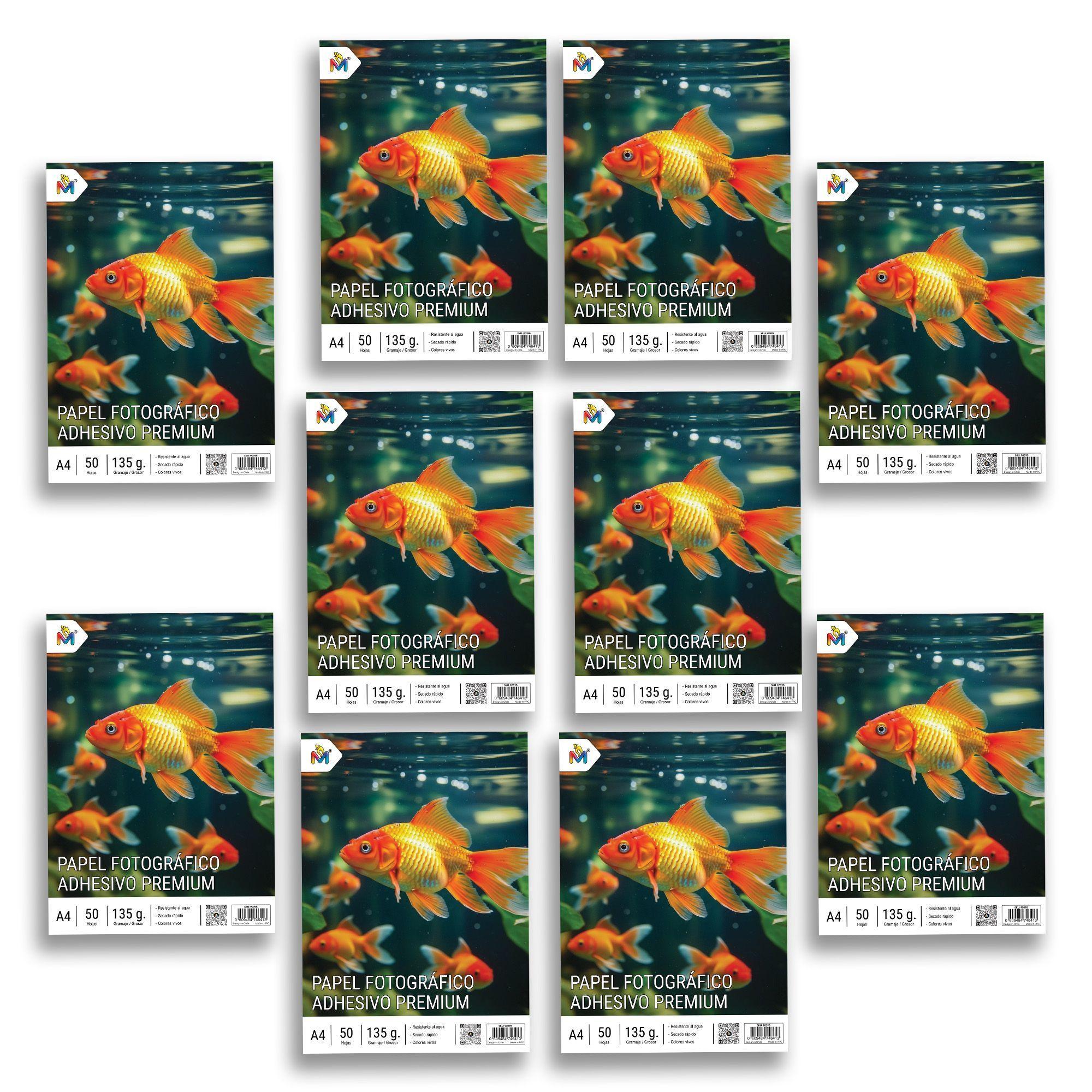 500 Hojas Papel Adhesivo A4 135g - Mayorista Sticker Pro-4