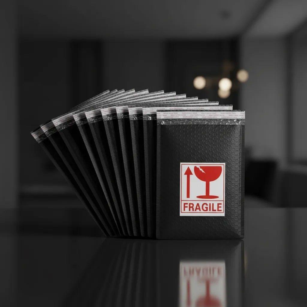 Pack 10 Sobres Burbuja Negros 20x29 cm-5