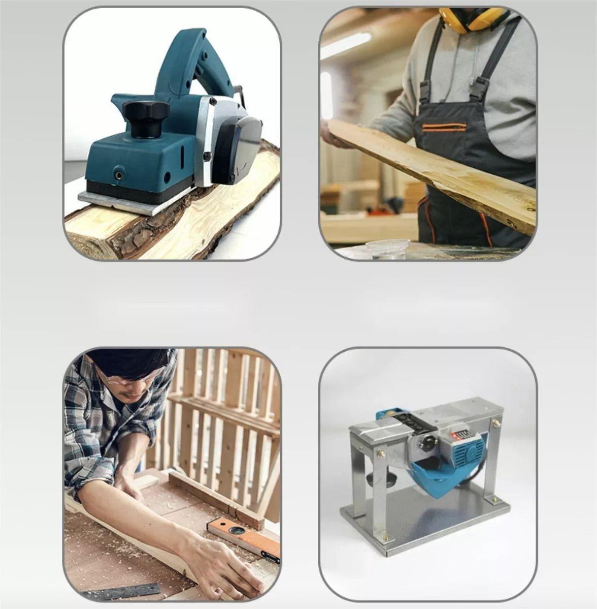 Cepillo Eléctrico Mueblería Carpintería 750w 7000rpm-1