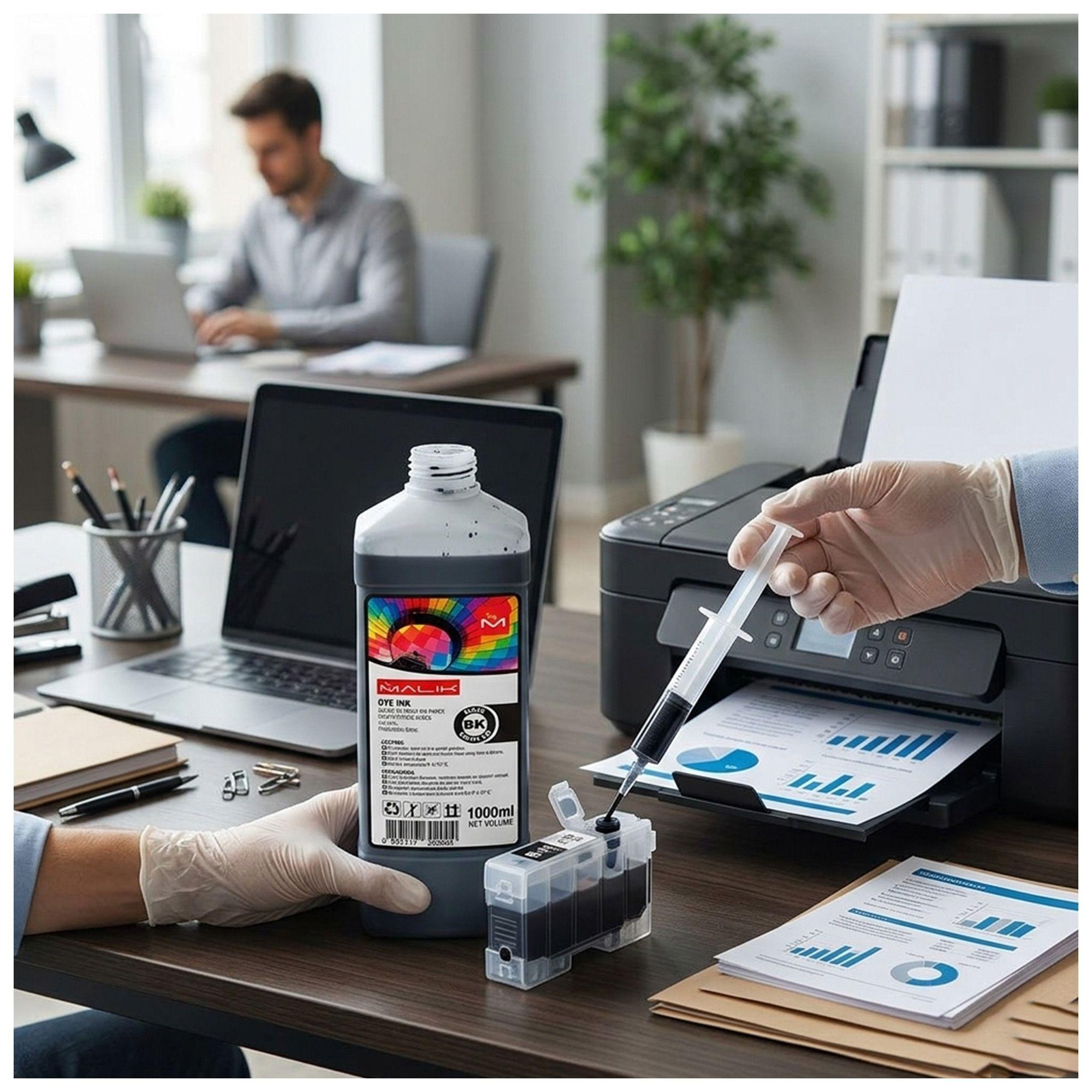 Tinta Negra 1 Litro compatible para Epson Ecotank L575-3