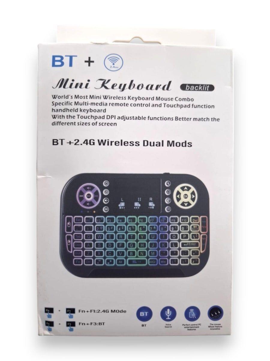 Teclado Inalámbrico LED para TV y Dispositivos Móviles-3