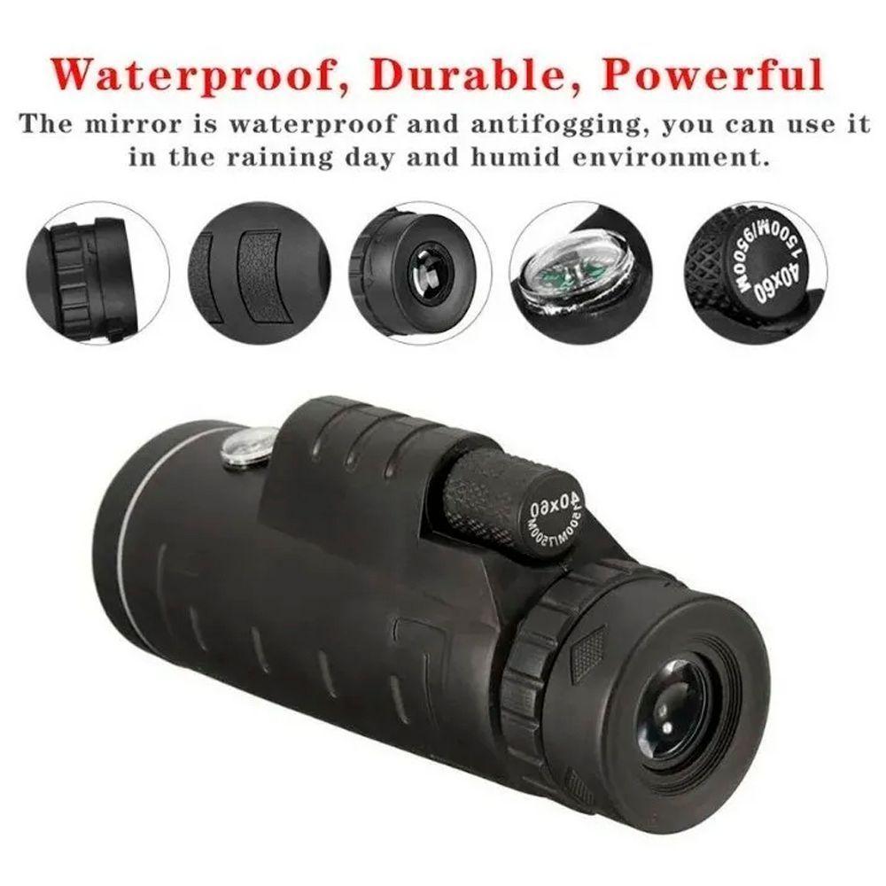 Telescopio Monocular Hd 40x60 Con Soporte Tl223 - Malik-3