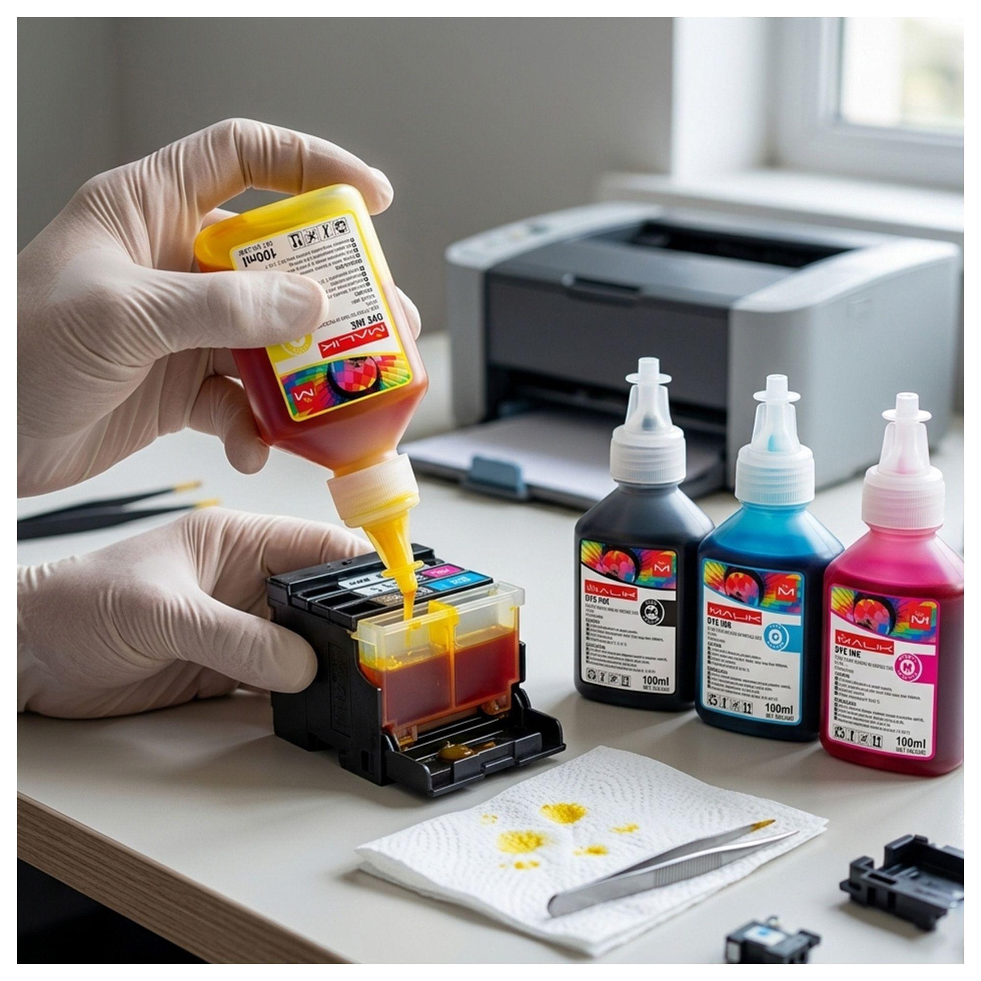 Pack 4 Tintas compatible Canon Pixma Tinta continua G510 -3