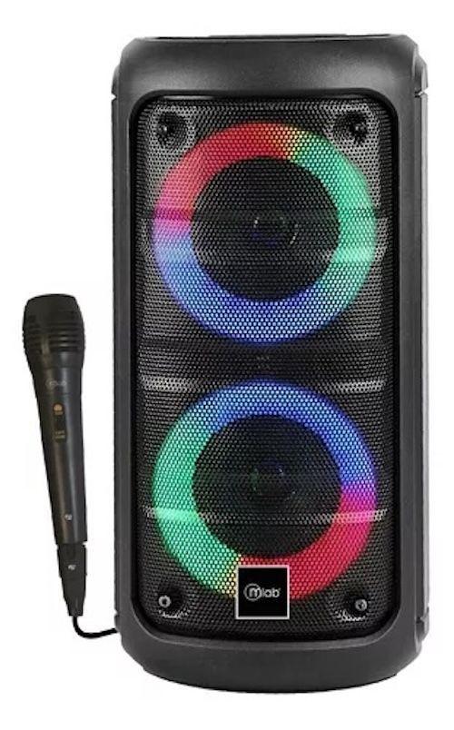 Parlante Karaoke TWS con luces: Crea la atmósfera perfecta-0