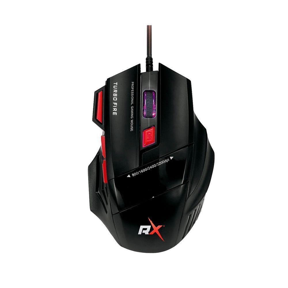 Mouse Gamer Reptilex Rx0006 7 Botones-0