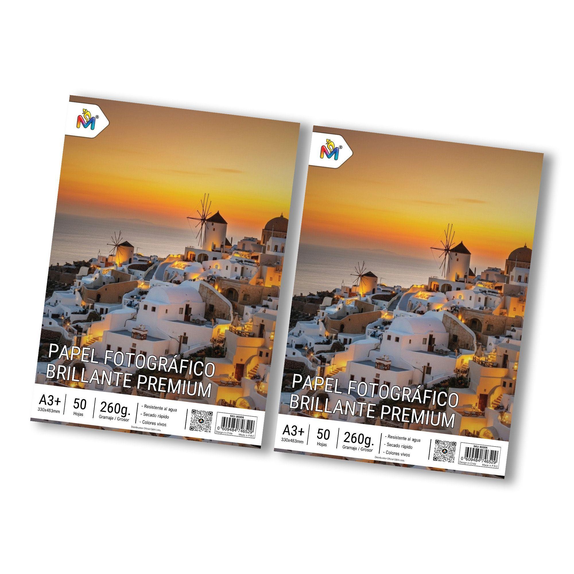 2x Papel Fotográfico A3+ 260g - 100 Hojas Impresión Premium-4