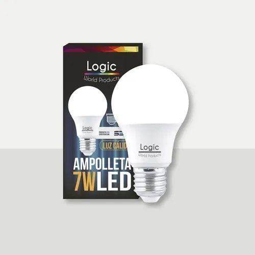 AMPOLLETA 7W LOGIC WW E27 LUZ CALIDA-0